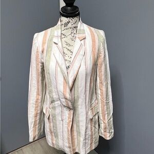 Rachel Zoe Pastel Striped Blazer